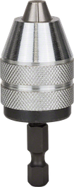 หัวจับดอกสว่านไร้กุญแจ Bosch ขนาด 6 มม. พร้อมแกนหกเหลี่ยม 1/4 นิ้ว