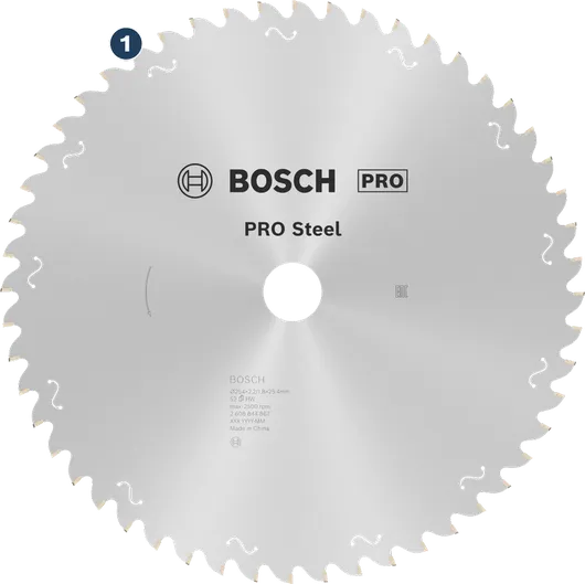 ใบเลื่อยวงเดือนเหล็ก Bosch PRO สำหรับตัดโลหะ