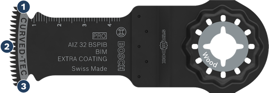 ใบเลื่อยตัดไม้ Bosch Starlock AIZ 32 BSPIB