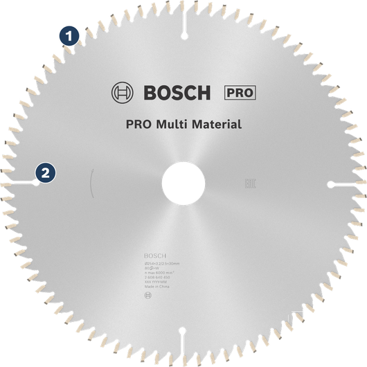 ใบเลื่อยวงเดือน Bosch PRO Multi Material