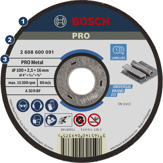 ใบตัดโลหะ Bosch PRO เพื่ออายุการใช้งานยาวนานและเหมาะกับทุกการใช้งาน