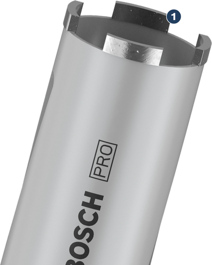 เครื่องตัดแกนเพชร Bosch สำหรับการเจาะคอนกรีต