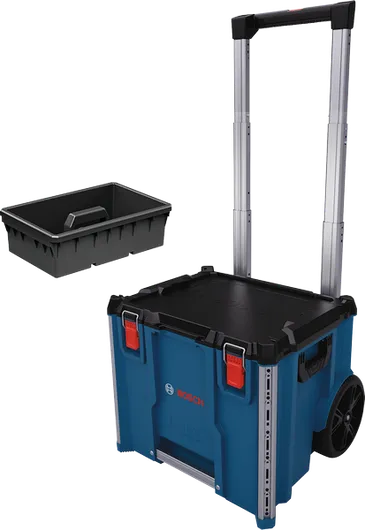 กล่องเครื่องมือแบบมีล้อ Bosch L-BOXX สำหรับช่างรับเหมา พร้อมถาดวางของ