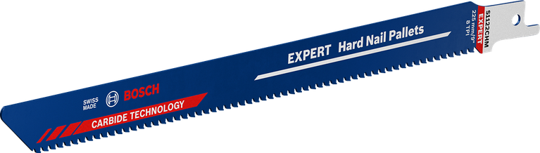 ใบเลื่อยตัดแบบลูกสูบคาร์ไบด์ Bosch Expert Hard Nail Pallets.