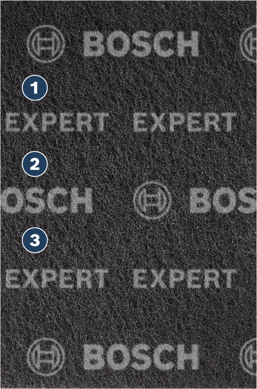 แผ่นขัดทำความสะอาด Bosch Expert สำหรับเตรียมพื้นผิว