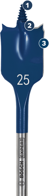 ดอกสว่านเจาะดิน Bosch Expert พร้อมปลายเกลียวป้อนอัตโนมัติ