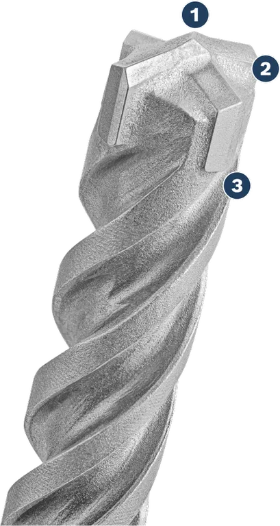 ดอกสว่าน Bosch SDS plus-5X พร้อมปลายตัดหลายหัว