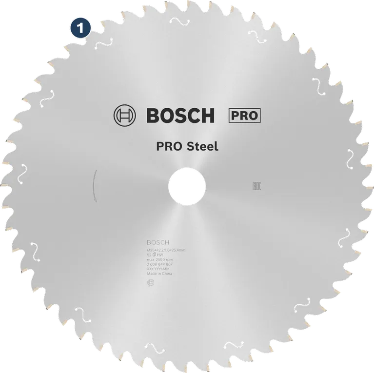 ใบเลื่อยวงเดือนเหล็ก Bosch PRO สำหรับตัดโลหะ