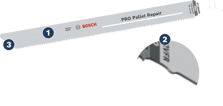 ใบเลื่อยตัดเหล็ก Bosch PRO Pallet Repair