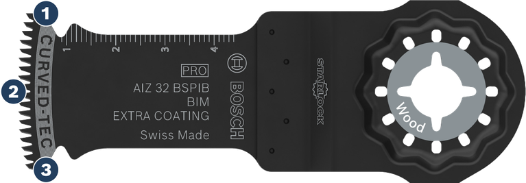 ใบเลื่อยตัดไม้ Bosch Starlock AIZ 32 BSPIB