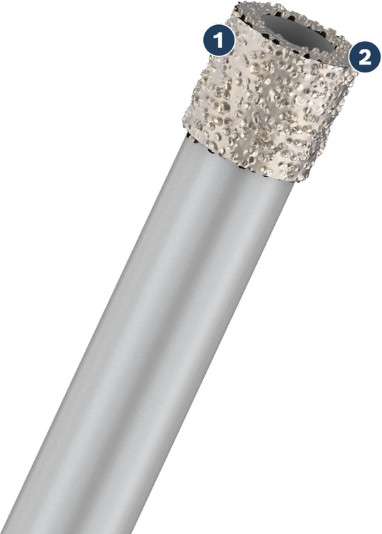 ดอกสว่านแห้งเซรามิก Bosch PRO เคลือบเพชร