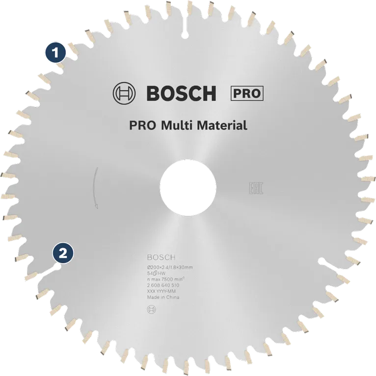 ใบเลื่อยวงเดือน Bosch PRO Multi Material