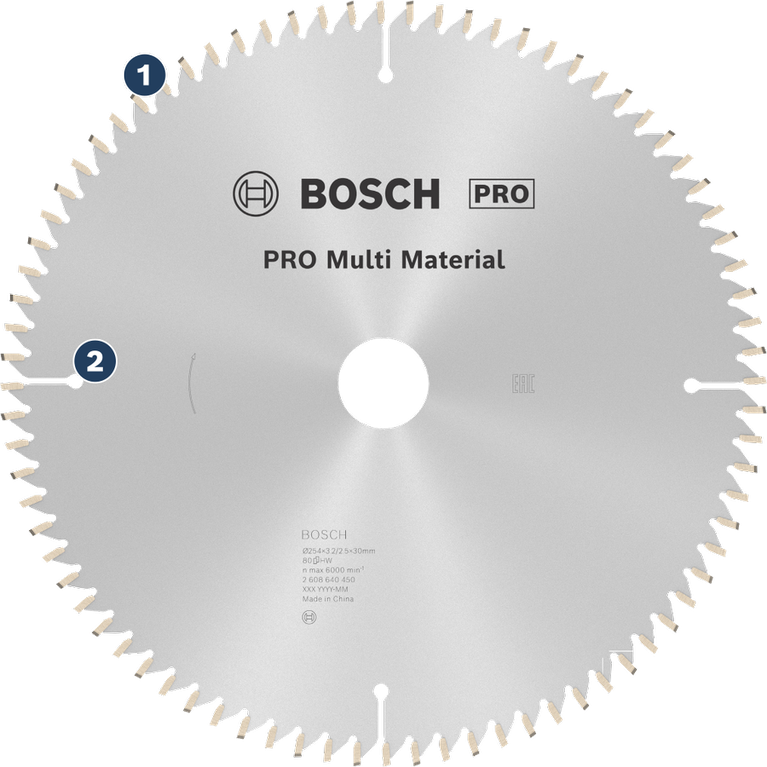 ใบเลื่อยวงเดือน Bosch PRO Multi Material