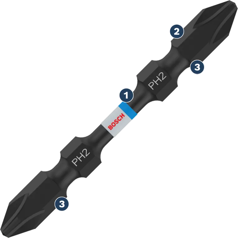 ดอกไขควง Bosch 2 หัว PH2