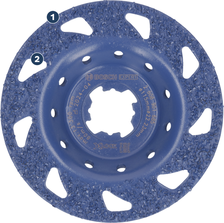 ใบเจียรคาร์ไบด์ Bosch Expert สำหรับขจัดวัสดุ