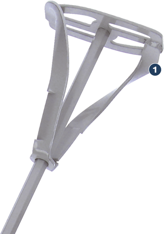 หัวกวนผสมสีหรือปูนแบบแมงมุม Bosch