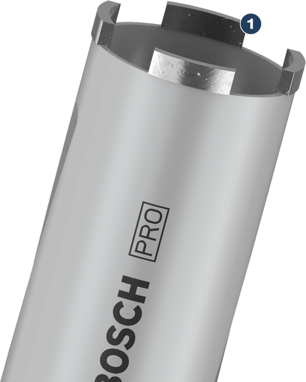เครื่องตัดแกนเพชร Bosch สำหรับการเจาะคอนกรีต