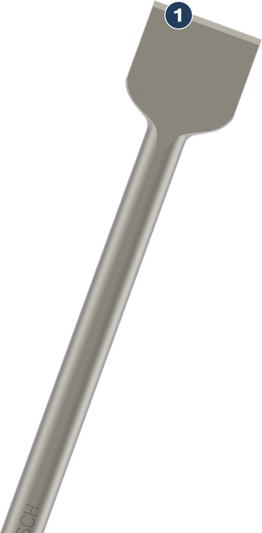 สิ่วแบน Bosch สำหรับงานรื้อถอนหรืองานก่ออิฐ