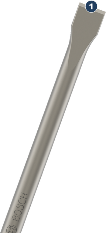 สิ่วแบน Bosch สำหรับงานรื้อถอนและงานก่ออิฐ