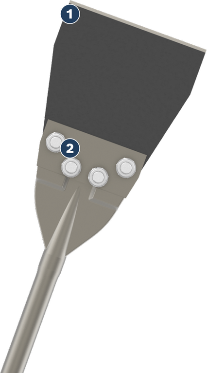 เครื่องขูดพื้น Bosch PRO SDS max สิ่ว 152 x 635 มม.