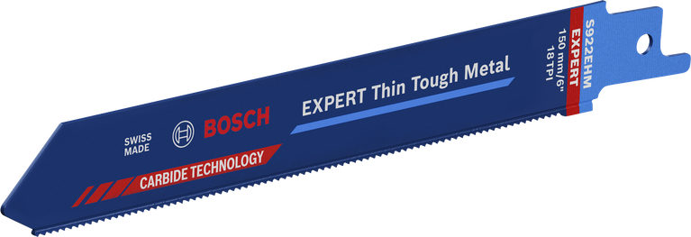 ใบเลื่อย Bosch Expert Thin Tough Metal สำหรับตัดโลหะ.