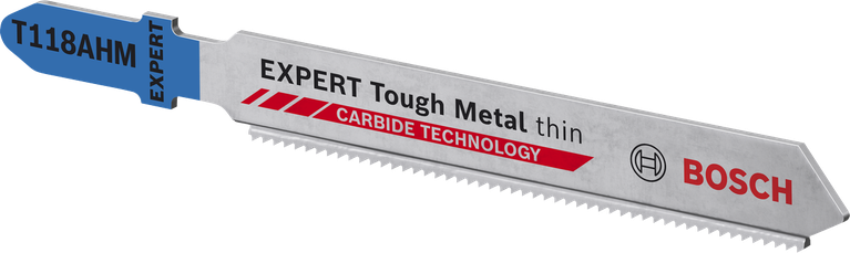 ใบเลื่อยจิ๊กซอว์ Bosch T118AHM สำหรับการตัดโลหะที่ทนทาน