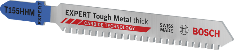 ใบเลื่อยจิ๊กซอว์ Bosch EXPERT Tough Metal หนา T155HHM