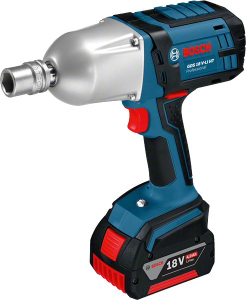ประแจกระแทกไร้สาย Bosch GDS 18 V-LI HT แรงบิด 650 นิวตันเมตร.