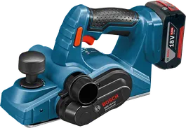 เครื่องไสไม้ไร้สาย Bosch GHO 18V-LI พร้อมด้ามจับที่ถูกหลักสรีรศาสตร์.