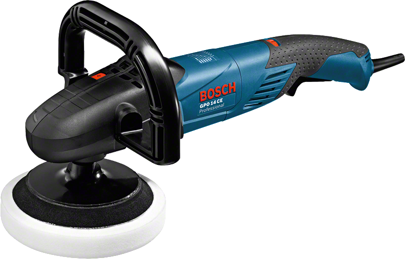 เครื่องขัด Bosch GPO 14 CE พร้อมถ้วยขัดขนาด 180 มม.