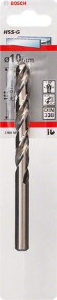 ดอกสว่านเจาะโลหะ Bosch 10 มม. HSS-G.