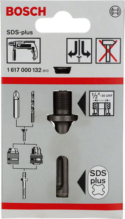อะแดปเตอร์ Bosch SDS-plus 1/2″-20 UNF.