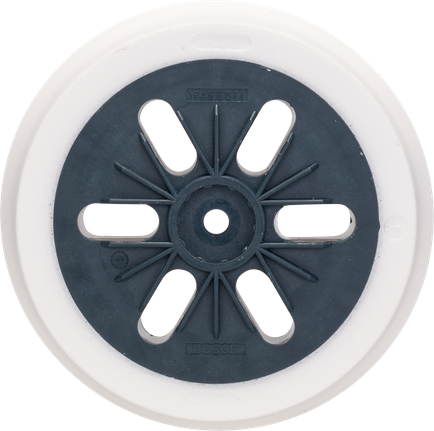 แผ่นขัดแข็ง Bosch ขนาด 150 มม. สำหรับการตกแต่งที่แม่นยำ.