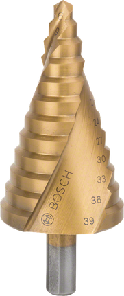 ดอกสว่านขั้นบันได Bosch HSS-TiN ขนาด 6-39 มม.