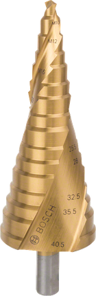 ดอกสว่านขั้นบันได Bosch HSS-TiN สำหรับรู M10-M40.