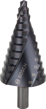 ดอกสว่านขั้นบันได Bosch HSS-AlTiN สำหรับรูขนาด 6-39 มม.