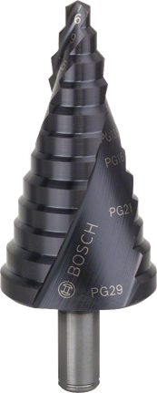 ดอกสว่าน Step HSS-AlTiN ดอกสว่านขั้นบันได Bosch HSS-AlTiN สำหรับรูขนาด 6-37 มม.