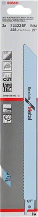 ใบเลื่อยฉลุสำหรับงานโลหะ Bosch S 1122 BF