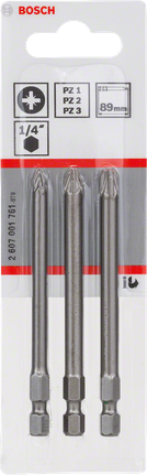 ชุดไขควง Bosch 3 ชิ้น แข็งพิเศษ ขนาด 89 มม.