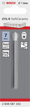 ดอกสว่านเจาะกระเบื้องเซรามิก Bosch 7 มม. CYL-9.