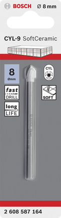 ดอกสว่านเจาะกระเบื้องเซรามิก Bosch 8 มม. CYL-9.