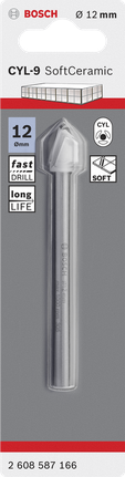 ดอกสว่านเจาะกระเบื้องเซรามิก Bosch 12 มม. CYL-9.