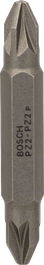 ดอกไขควงปากแฉก Bosch 2 แฉก ขนาด 45 มม. สำหรับสกรู Pozidriv.