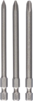 ชุดไขควง Bosch 3 ชิ้น Extra Hard PH1 PH2 PH3.