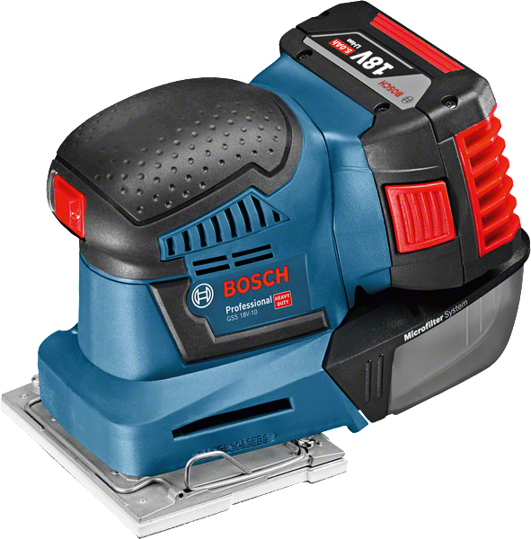 เครื่องขัดกระดาษทรายไร้สาย Bosch GSS 18V-10.
