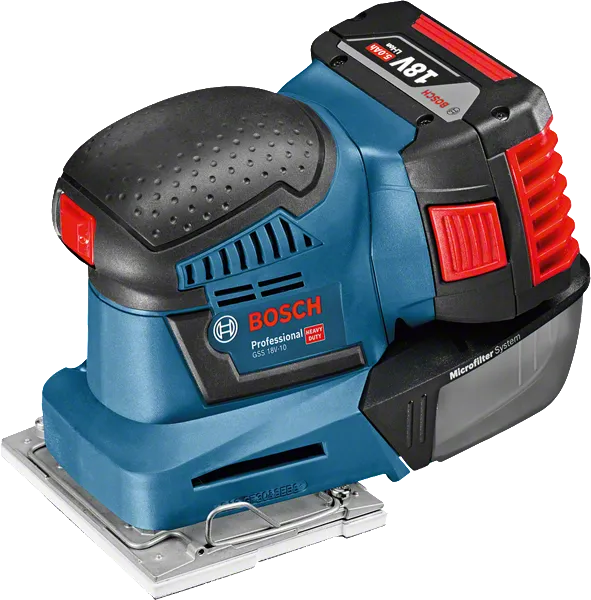 เครื่องขัดกระดาษทรายไร้สาย Bosch GSS 18V-10.