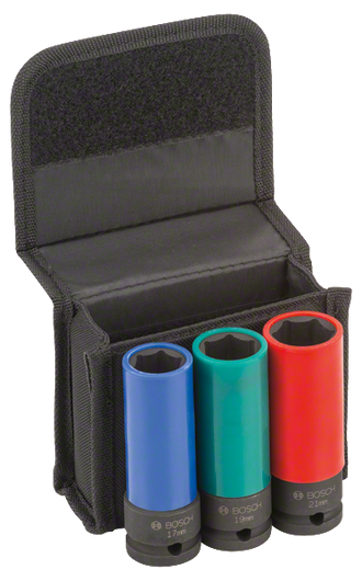 ชุดลูกบ๊อชกระแทก Bosch ขนาด 17, 19, 21 มม.