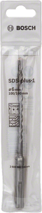 ดอกสว่านโรตารี่ Bosch SDS plus-1 ขนาด 6 มม.