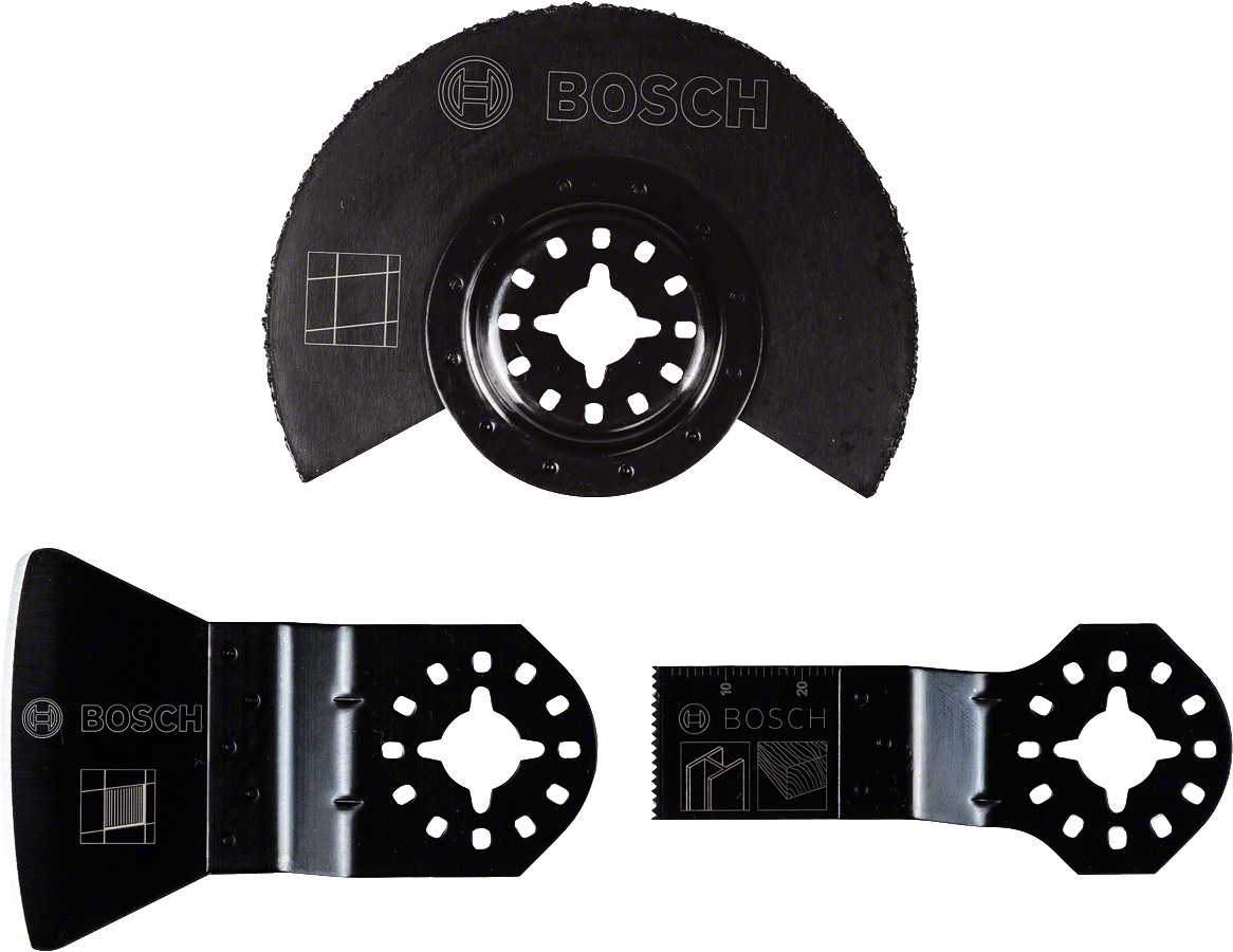 ชุดเครื่องมือตัดกระเบื้องและล้างยาแนวกระเบื้องพื้นฐาน 3 ชิ้น Bosch