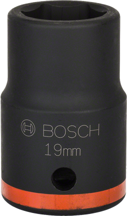 ลูกบล็อกกระแทก Bosch 19มม. พร้อมวงแหวนสีส้ม.
